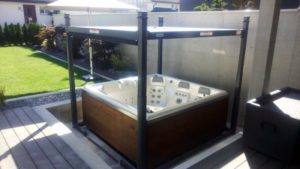 Covana Evolution Jacuzzi mit Dach Covana