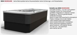 Wellis SwimSpas Semi Inground