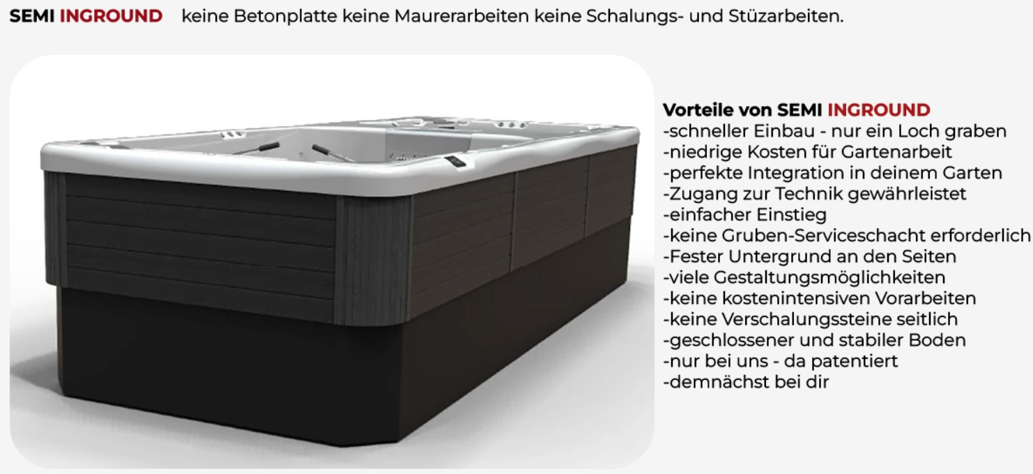 Wellis SwimSpas Semi Inground